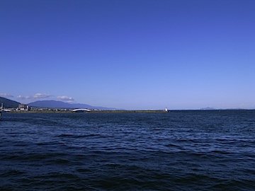 琵琶湖湖西側